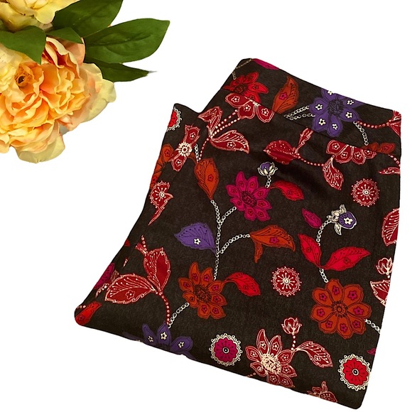 VINTAGE Y2K SIGRID OLSEN SPORT FLORAL PANTS - Picture 3 of 10